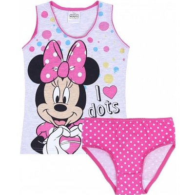 Set tílko + kalhotky Minnie Mouse růžová – Zboží Mobilmania