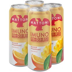 Mattoni Imuno Mango Pomeranč 4 x 500 ml