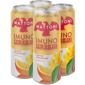 Mattoni Imuno Mango Pomeranč 4 x 500 ml