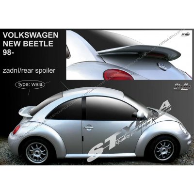 VW New Beetle 98, výřez Stylla Zadní spoiler křídlo