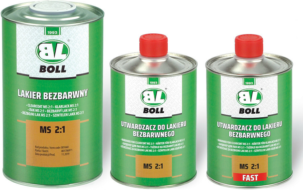 BOLL Bezbarvý lak MS 2:1 1 l