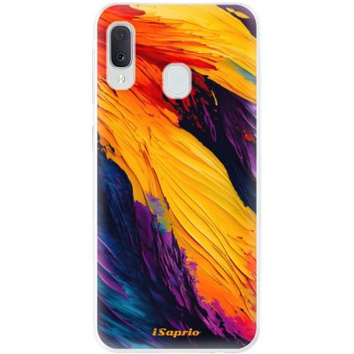 Pouzdro iSaprio - Orange Paint - Samsung Galaxy A20e – Zboží Mobilmania