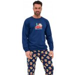 Cornette pánské pyžamo 115/290 Teddy 2 tmavě modrá – Zboží Dáma