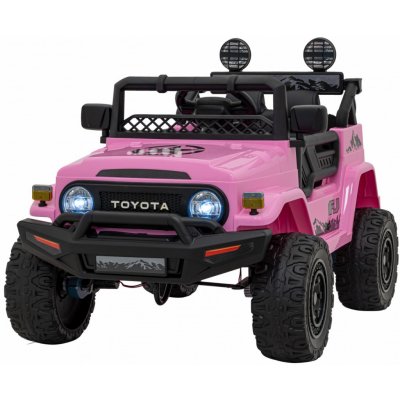 mamido Elektrické autíčko Toyota FJ Cruiser 4x4 růžové – Zboží Dáma