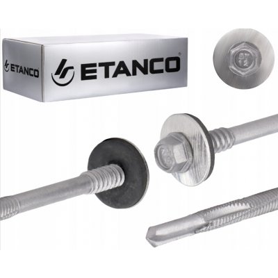 ETANCO GTR 12 SP Ø5,5 / 6,3 mm šroub pro upevnění sendvičových panelů s podložkou A19 70 mm - 100 ks Pozinkovaná – Hledejceny.cz