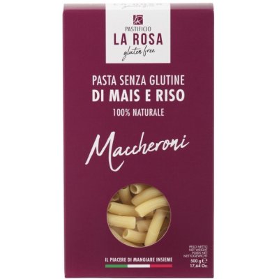 Pastificio La Rosa bezlepkové těstoviny Maccheroni 0,5 kg