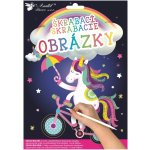 Škrabací obrázek 6619 2 archy JEDNOROŽEC – Zbozi.Blesk.cz