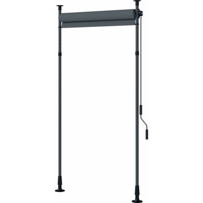 Outsunny Vertikální markýza 150x120x310cm tmavě šedá – Hledejceny.cz