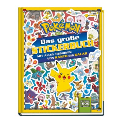 Pokémon: Das große Stickerbuch mit allen Regionen von Kanto bis Galar – Hledejceny.cz