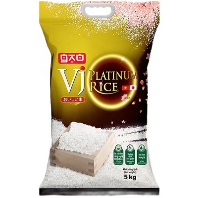 VJ Pearl Rice Jasmínová rýže 5 kg – Zboží Dáma