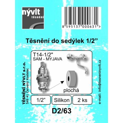 Sada těsnění silikon 1/2 Ploché – Zboží Mobilmania