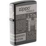 Zippo Benzínový NEWSPRINT DESIGN – Hledejceny.cz