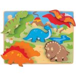 Bigjigs vkládací puzzle Dinosauři – Zbozi.Blesk.cz