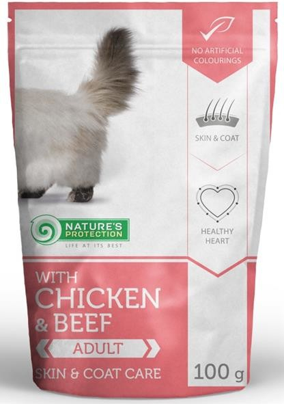 Nature\'s Protection Cat Persian chicken&beef 100 g