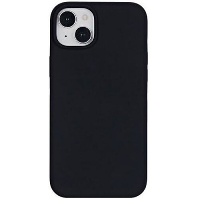 eSTUFF INFINITE Rome magnetic silicone case, pro iPhone 15 Plus, 100 % recyklovaný TPU, černý (ES67150026)