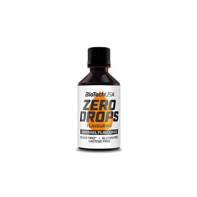 BioTech Zero Drops 50 ml caramel – Zboží Mobilmania