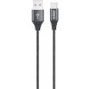 usb kabel Urban Factory CID74UF USB, USB-A / USB-C, 2m, šedý