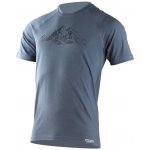 Lasting pánské Merino triko s tiskem HILL modré – Zboží Dáma