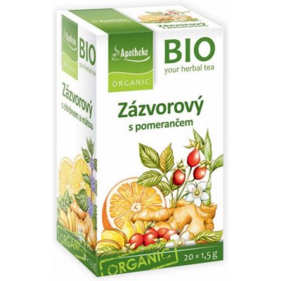 Mediate Bio čaj ZÁZVOROVÝ s pomerančem 20 ks – Zbozi.Blesk.cz