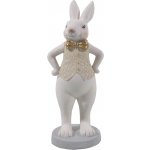 Dekorace králičí chlapec se zlatým motýlkem 9*8*20 cm – Hledejceny.cz