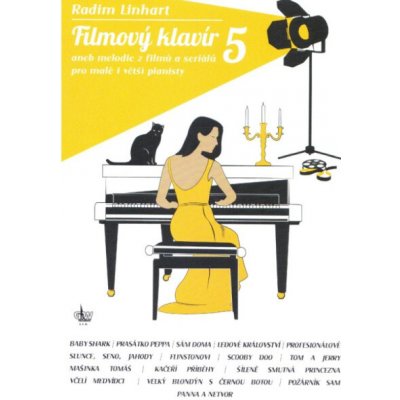 Filmový klavír 5 aneb melodie z velkých filmů pro malé pianisty Radim Linhart – Zboží Dáma