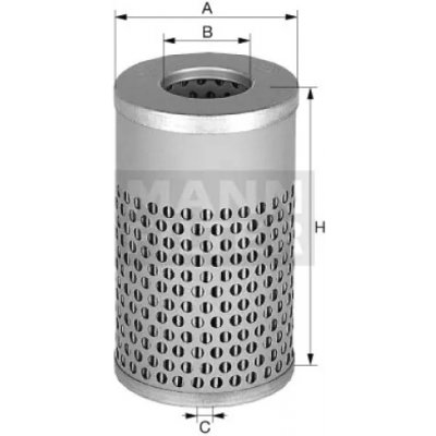 MANN FILTER Filtr hydrauliky H 617 n – Hledejceny.cz