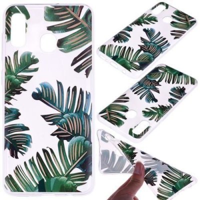 Pouzdro Pattern gelový Samsung Galaxy A40 - listy – Zbozi.Blesk.cz