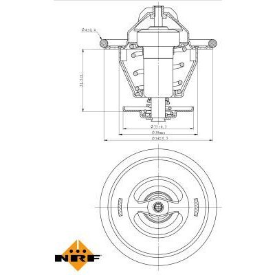 Termostat, chladivo NRF 725214 – Sleviste.cz