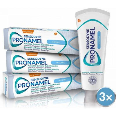 Sensodyne Pro-Namel Whitening 3 x 75 ml – Zboží Mobilmania