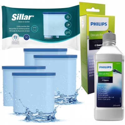 Sillar Philips Saeco 4 ks + odvápňovač Philips – Zboží Mobilmania
