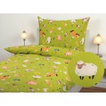 JAN peří krep zvířátka na farmě 70 x 50 cm – Sleviste.cz