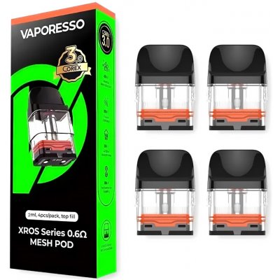 Vaporesso XROS Corex 3.0 pod cartridge 2 ml 0,6 ohm 4 ks – Zboží Mobilmania