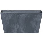 Prosperplast Květináč Tubus Case Effect antracitová 40 x 21,6 x 20 cm antracitová – Zboží Dáma