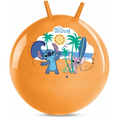 Mondo Míč nafukovací skákací Stitch 50cm hopsadlo oranžové – Sleviste.cz