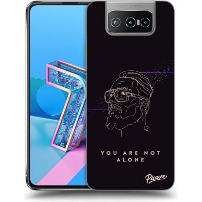 Pouzdro Picasee silikonové Asus Zenfone 7 ZS670KS - You are not alone čiré – Hledejceny.cz