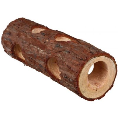 Natural Living/Trixie Dřevěný tunel přírodní dřevo pro hlodavce 6 x 20 cm – Zboží Mobilmania