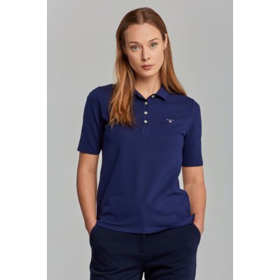 GANT ORIGINAL LSS PIQUE modrá