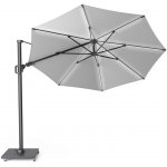 Platinum Náhradní vrchlík na kruhový slunečník Challenger T2 Glow-LED 350 cm Light grey – Hledejceny.cz