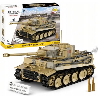 COBI 2588 World War II Německý tank Panzer VI TIGER 131 1:28 – Hledejceny.cz