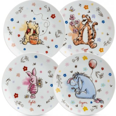 EGAN DISNEY WINNIE THE POOH Sada dezertních talířů průměr 19 cm 4 ks – Sleviste.cz