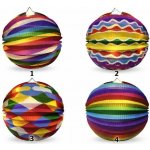 Lampion kulatý 23cm mix 4 motivy 0623 399565 – Zboží Dáma