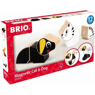 Brio Magnetická zvířátka kočka a pes