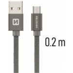 SWISSTEN TEXTILE datový kabel USB - microUSB 2m – Hledejceny.cz