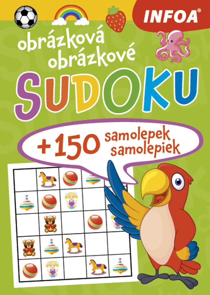 Sudoku pro děti + 150 samolepek / Sudoku pre deti + 150 samolepiek