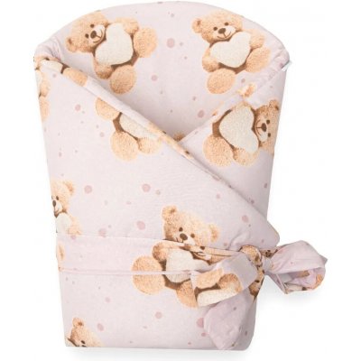 New Baby zavinovačka Love Teddy bear pink – Hledejceny.cz