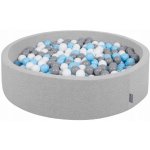 KiddyMoon bazén s míčky 120-OK30D-405 120 x 120 x 30 cm – Zboží Dáma