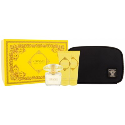 Versace Yellow Diamond EDT 90 ml + tělové mléko 100 ml + sprchový gel 100 ml + kosmetická taštička dárková sada