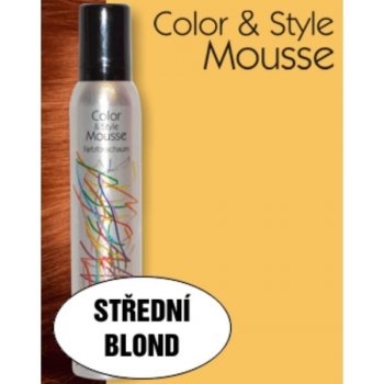 Omeisan Color & Style Mousse tužidlo střední blond 200 ml