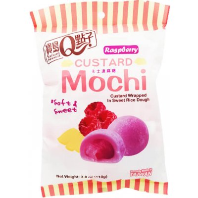 Q Brand Mochi Custard raspberry 110 g