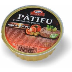 Veto Patifu Paštika tofu rajče a olivy 100 g